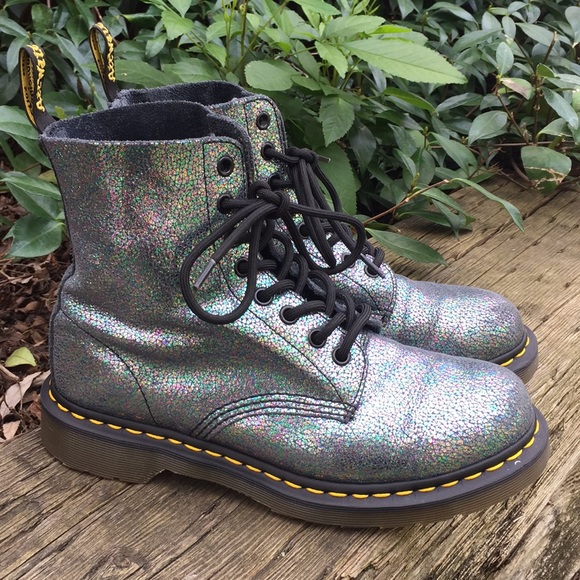 Dr. Martens Shoes - Dr Martens Pascal Iridescent Crackle Mermaid